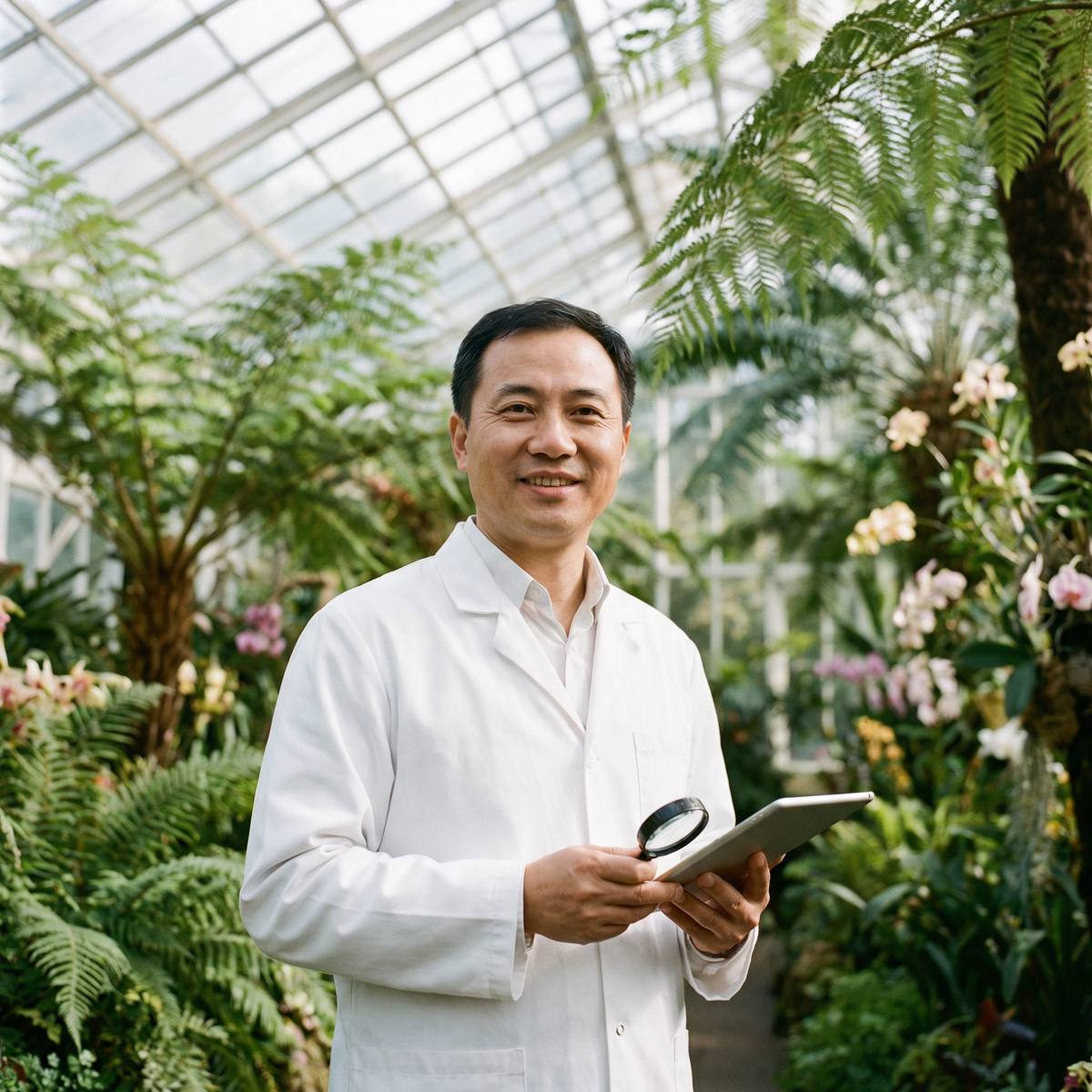 探花视频植物专家李建国